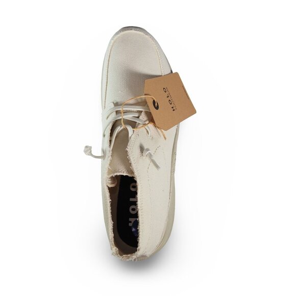 Holo‎ Footwear Eco Athena Chukka Boots Men\'s 10 Whisper White Cotton HM123580 main image 8